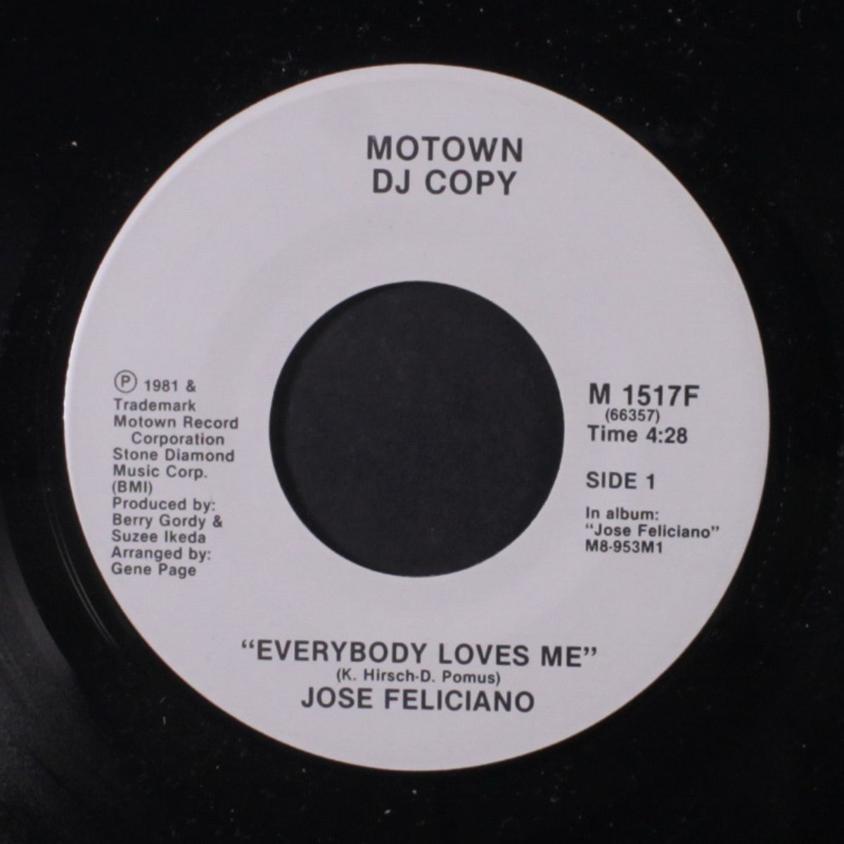 everybody loves me / same by JOSE FELICIANO