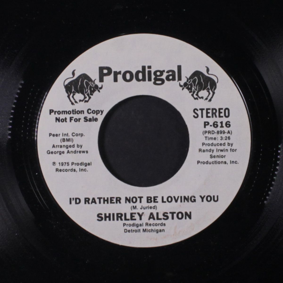 i'd rather not be loving you / mono by SHIRLEY ALSTON