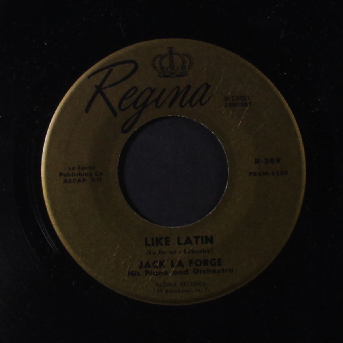 lonesome road / like latin by JACK LA FORGE