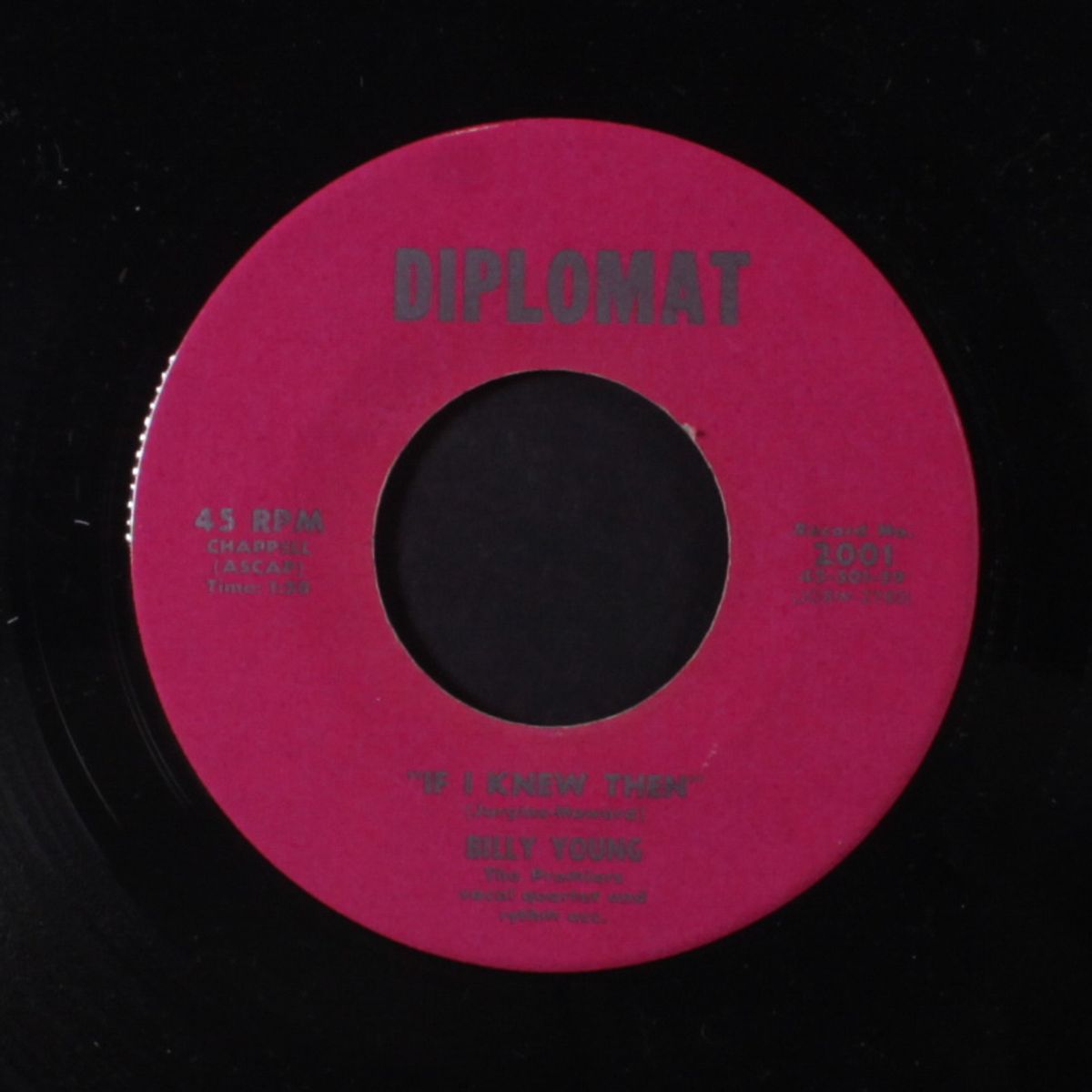i'm in love / if i knew then by BILLY YOUNG