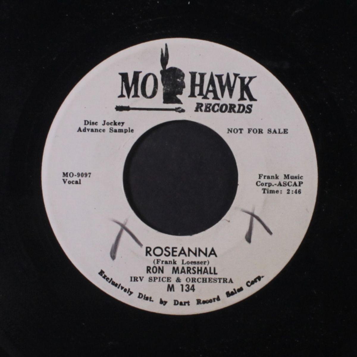 roseanna / hold me close by RON MARSHALL