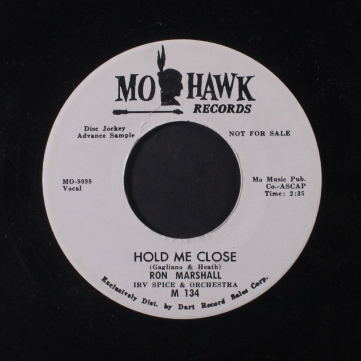 roseanna / hold me close by RON MARSHALL