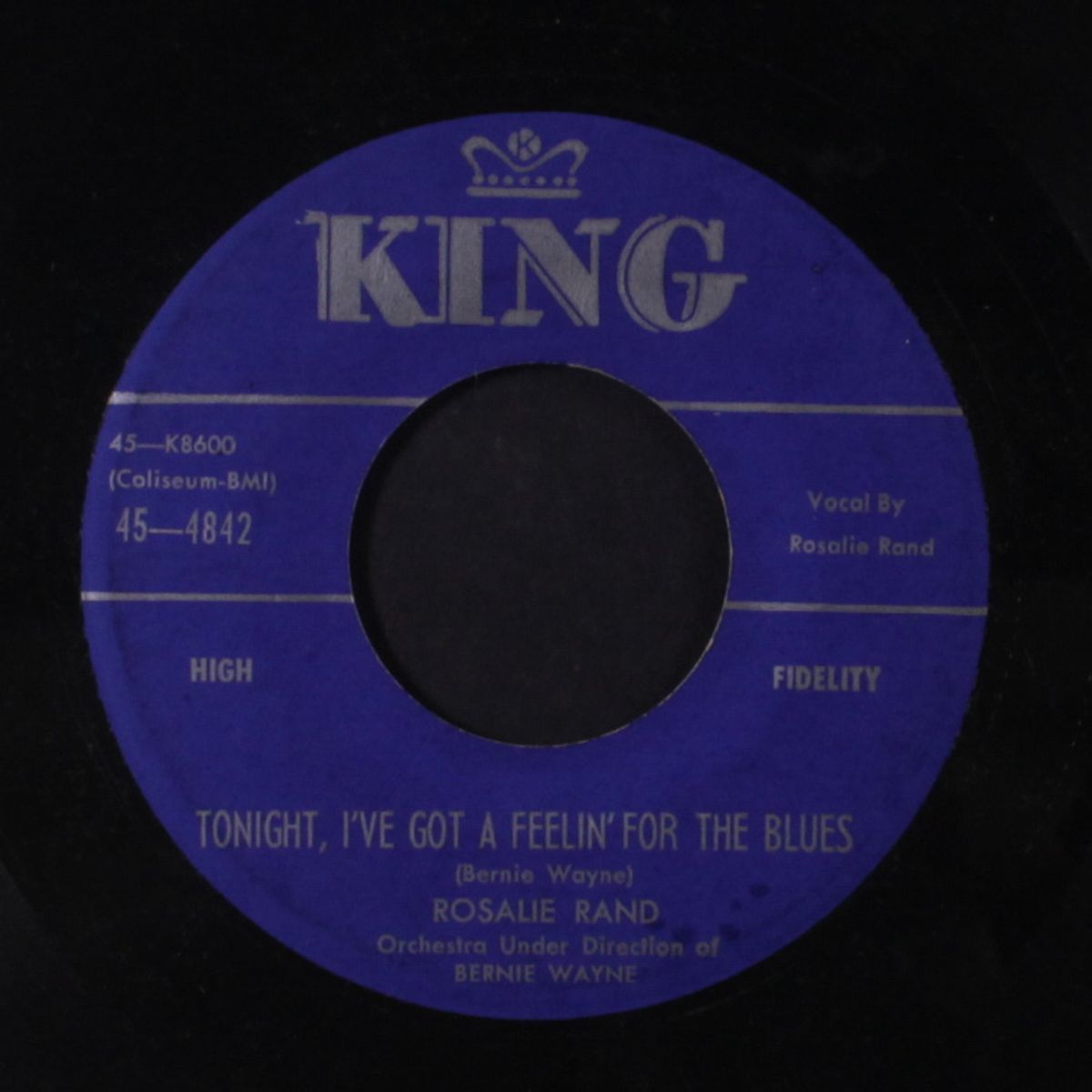 that's what a song can do / tonight, i've got a feelin' for the blues by ROSALIE RAND