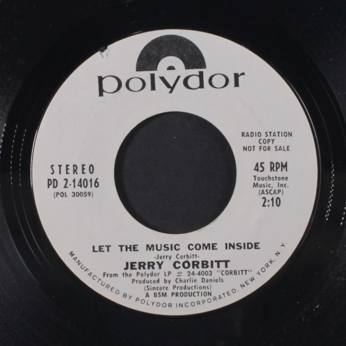i love you all / let the music come inside by JERRY CORBITT