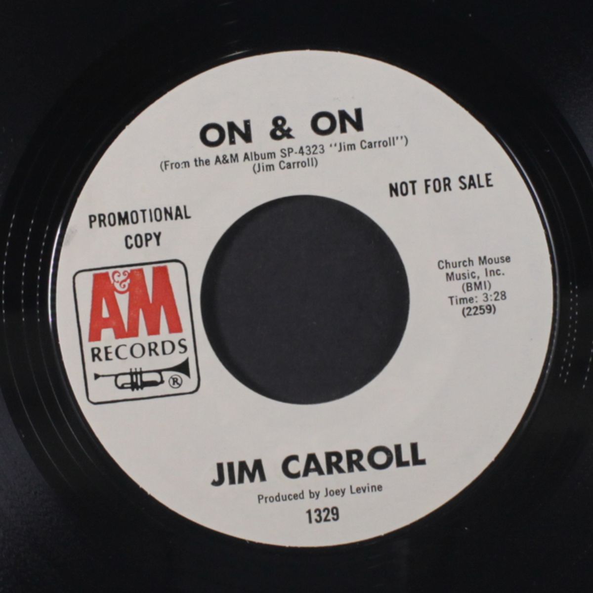 i don't know / on & on by JIM CARROLL