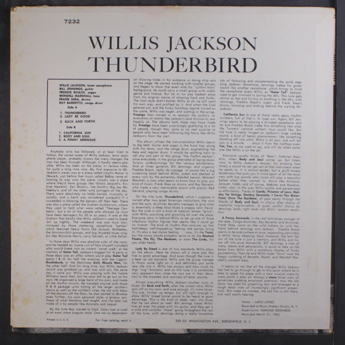 thunderbird by WILLIS JACKSON