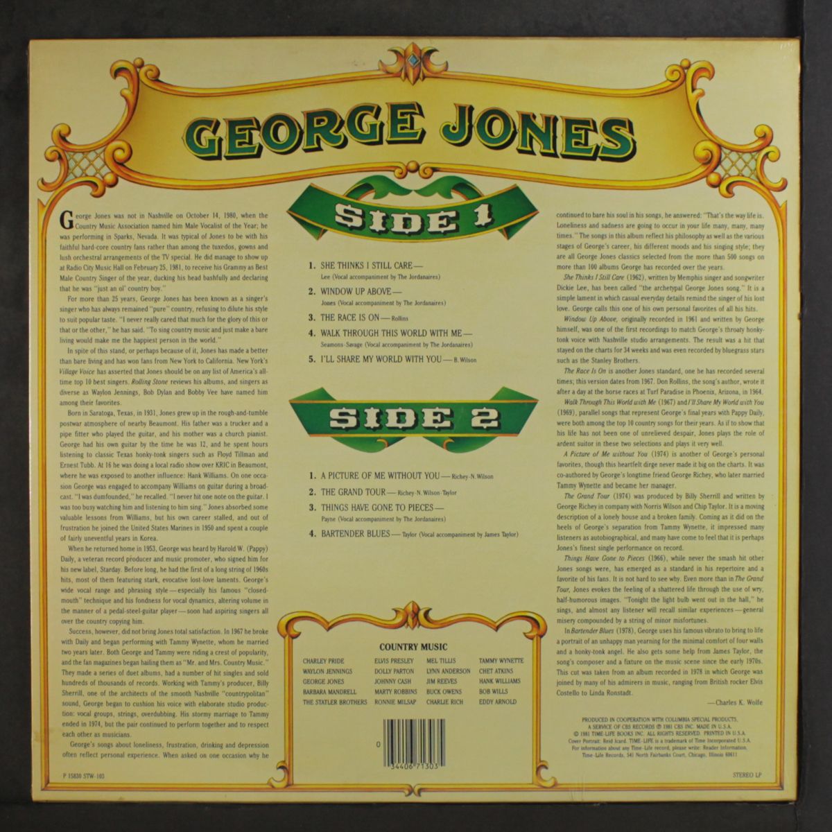 country music by GEORGE JONES