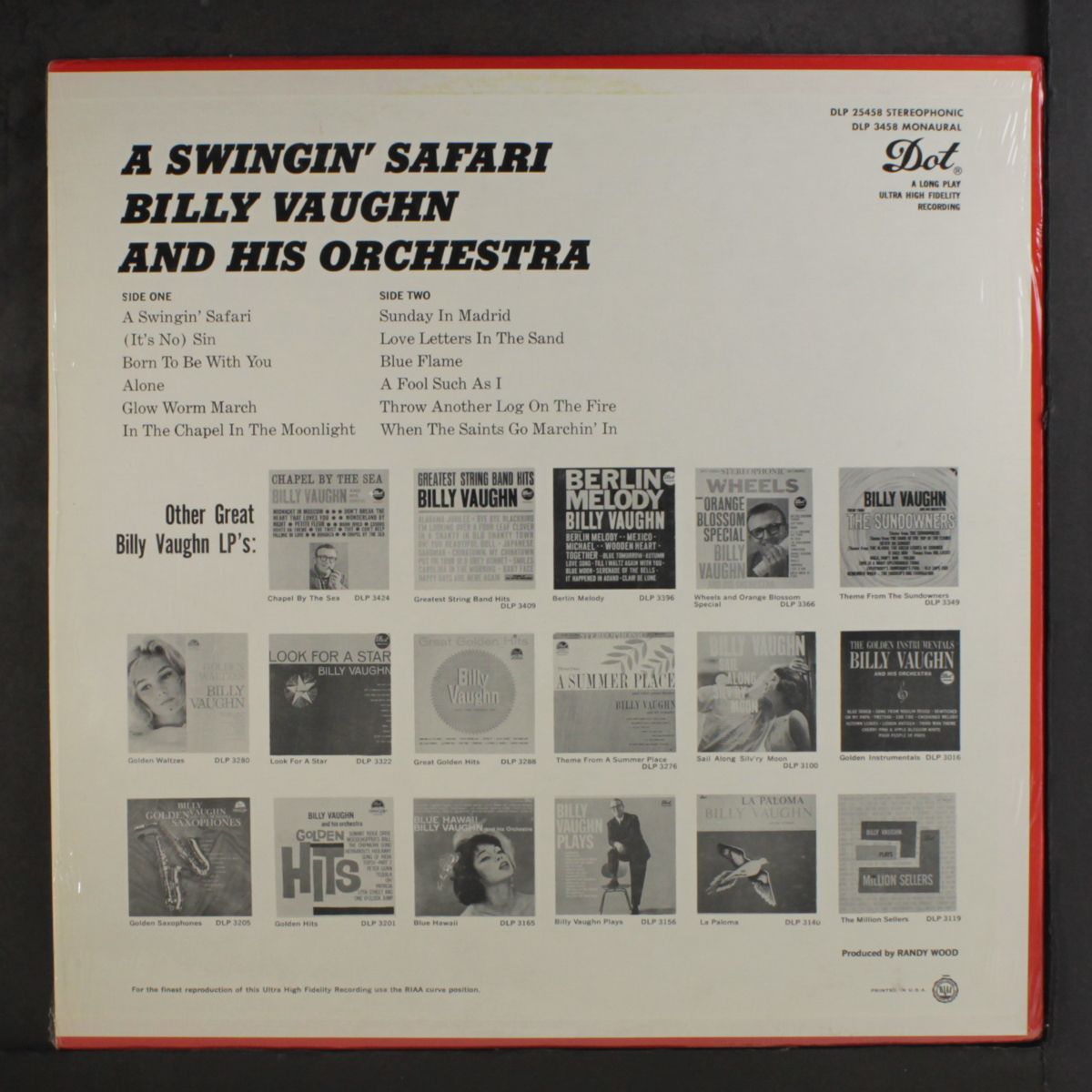a swingin' safari by BILLY VAUGHN