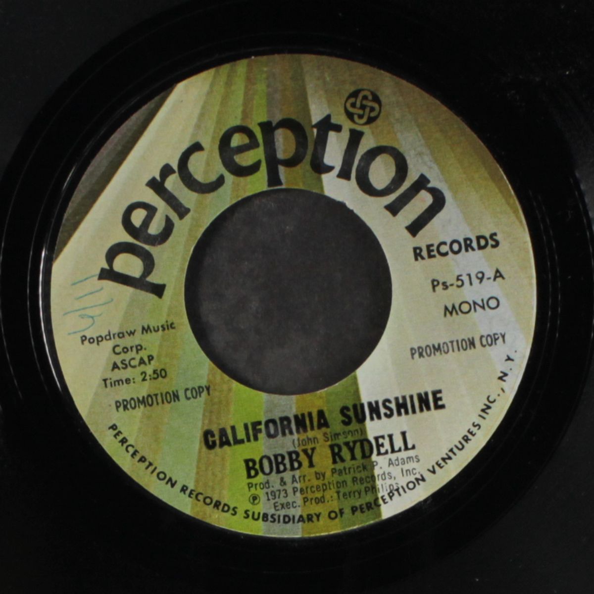california sunshine / mono by BOBBY RYDELL