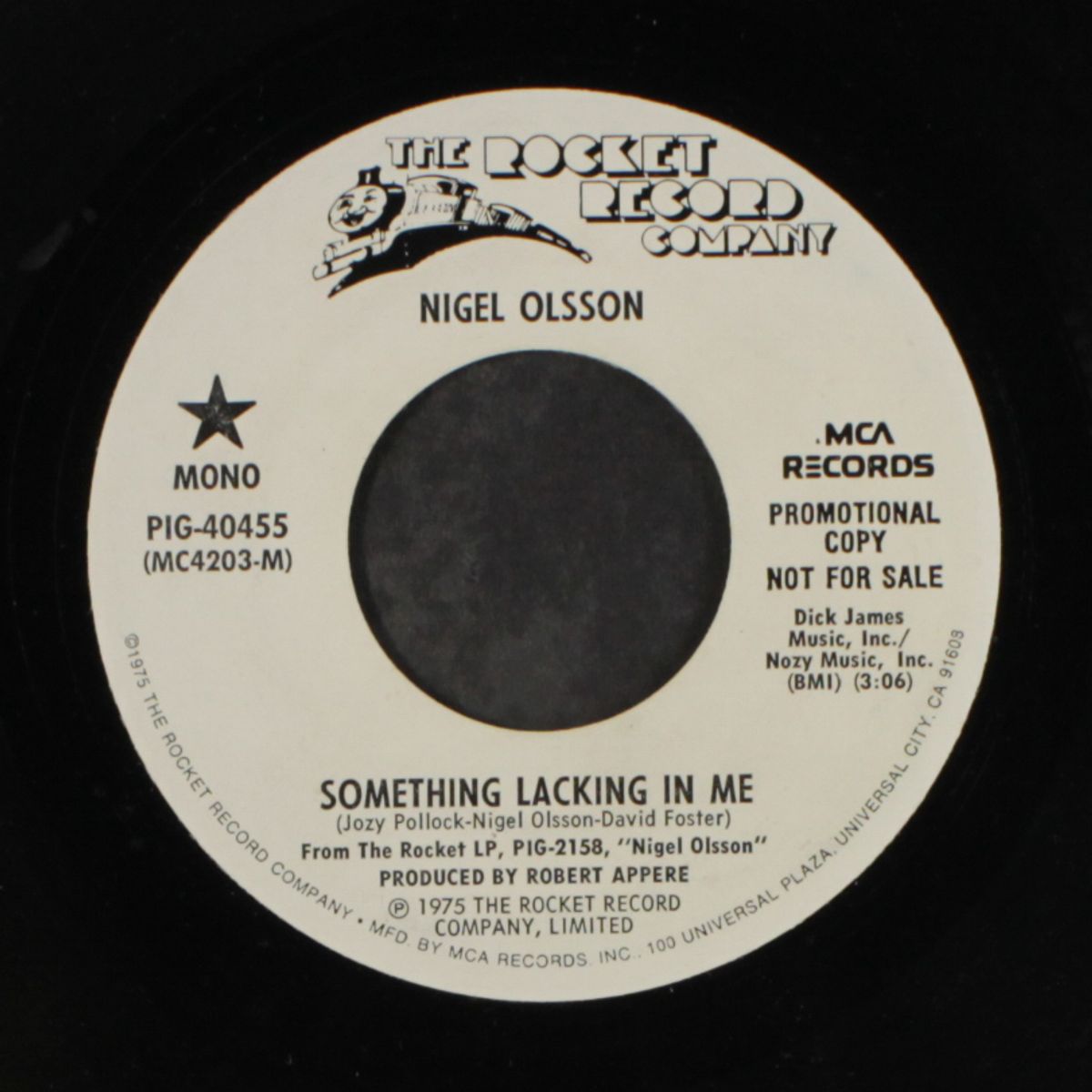 something lacking in me / mono by NIGEL OLSSON