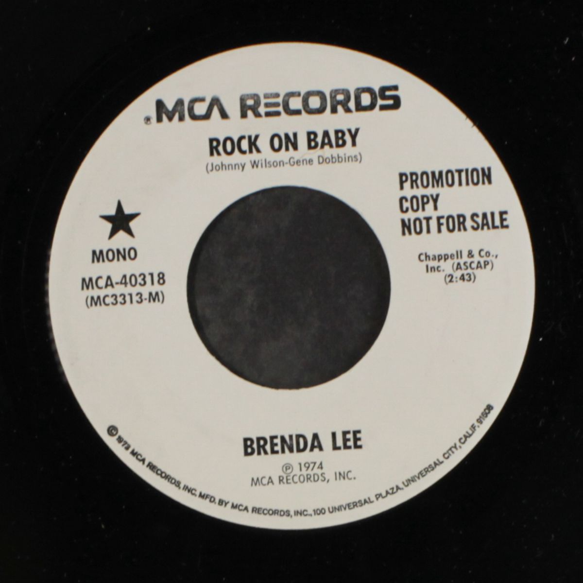 rock on baby / mono by BRENDA LEE