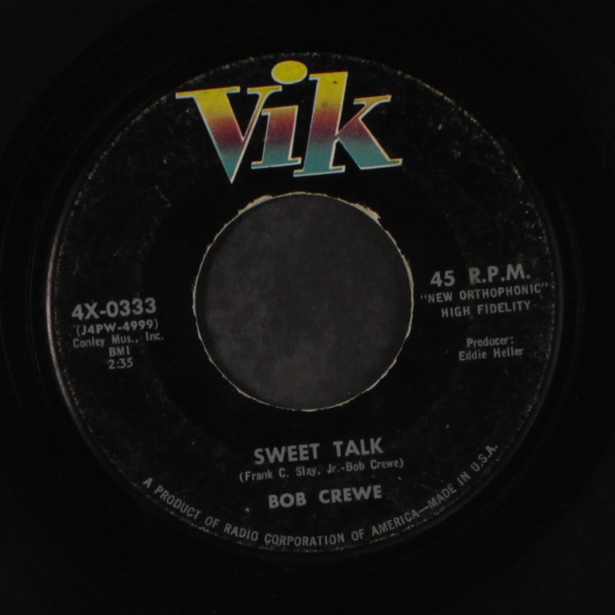 sweet talk / of sun, the sea and the sand by BOB CREWE