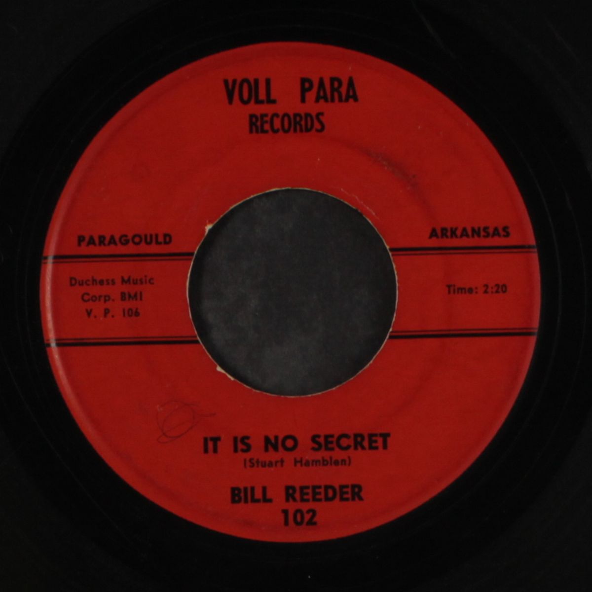 it's no secret / take my hand precious lord by BILL REEDER