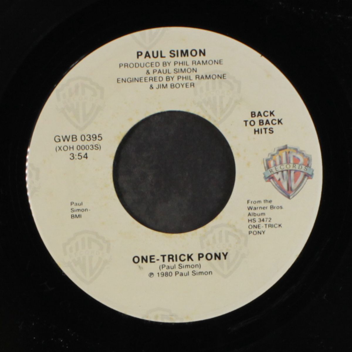 one trick pony / late in the evening by PAUL SIMON