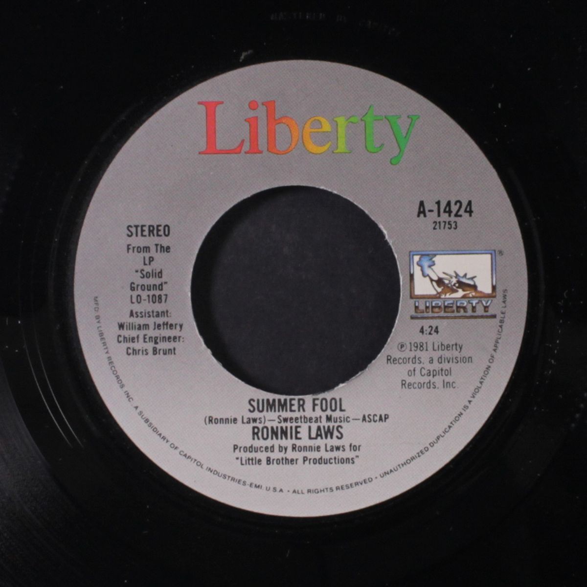 stay awake / summer song by RONNIE LAWS