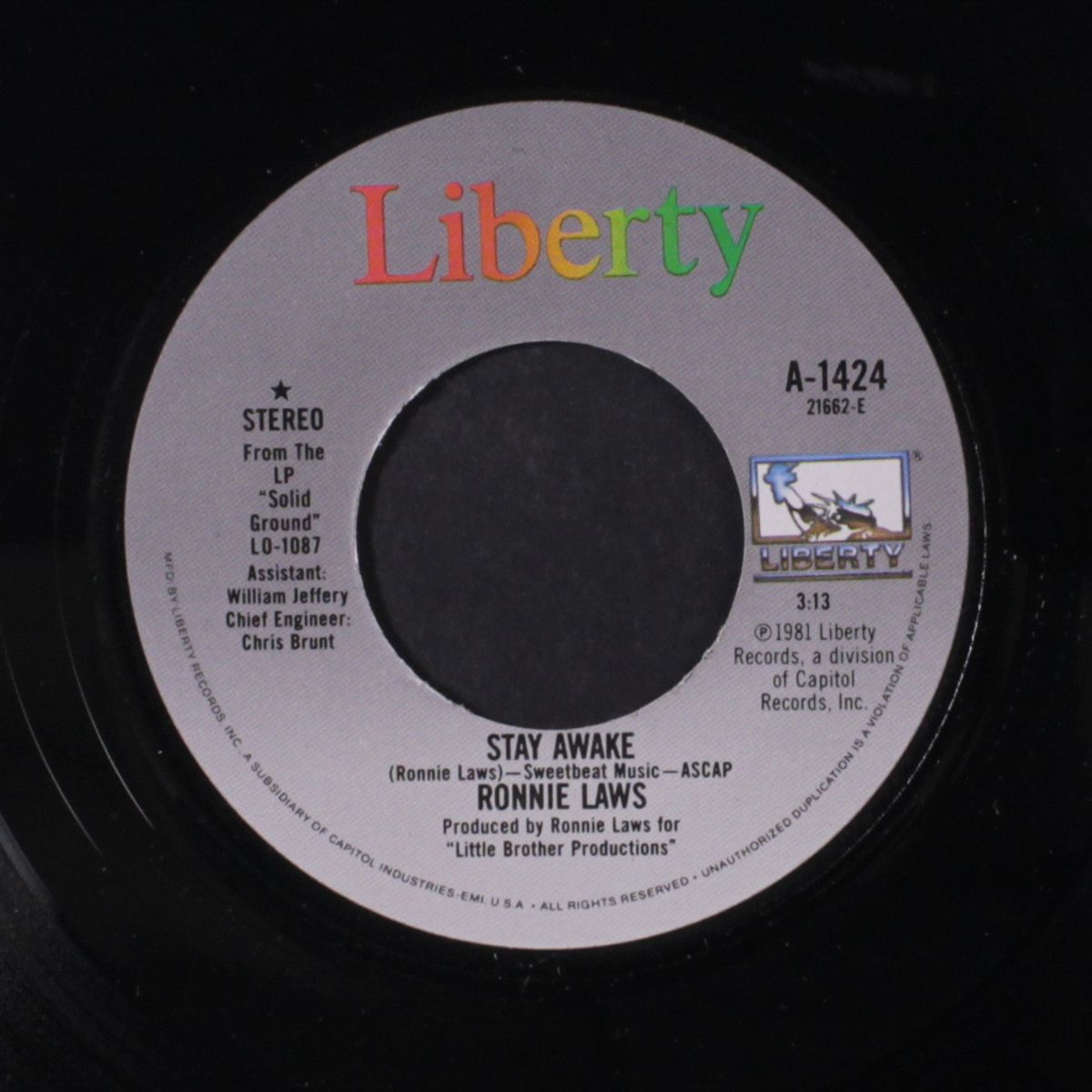 stay awake / summer song by RONNIE LAWS