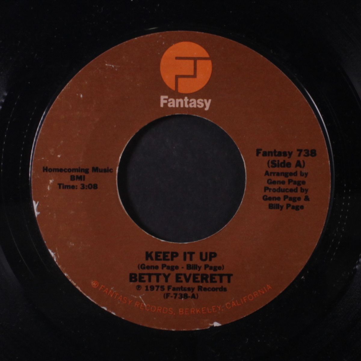 keep it up / happy endings by BETTY EVERETT