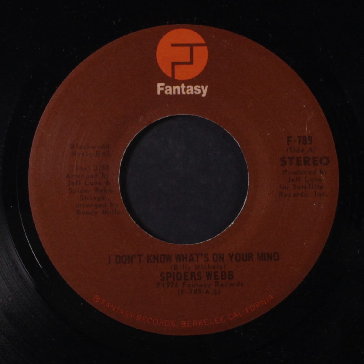 i don't know what's on your mind / carry me through by SPIDERS WEBB