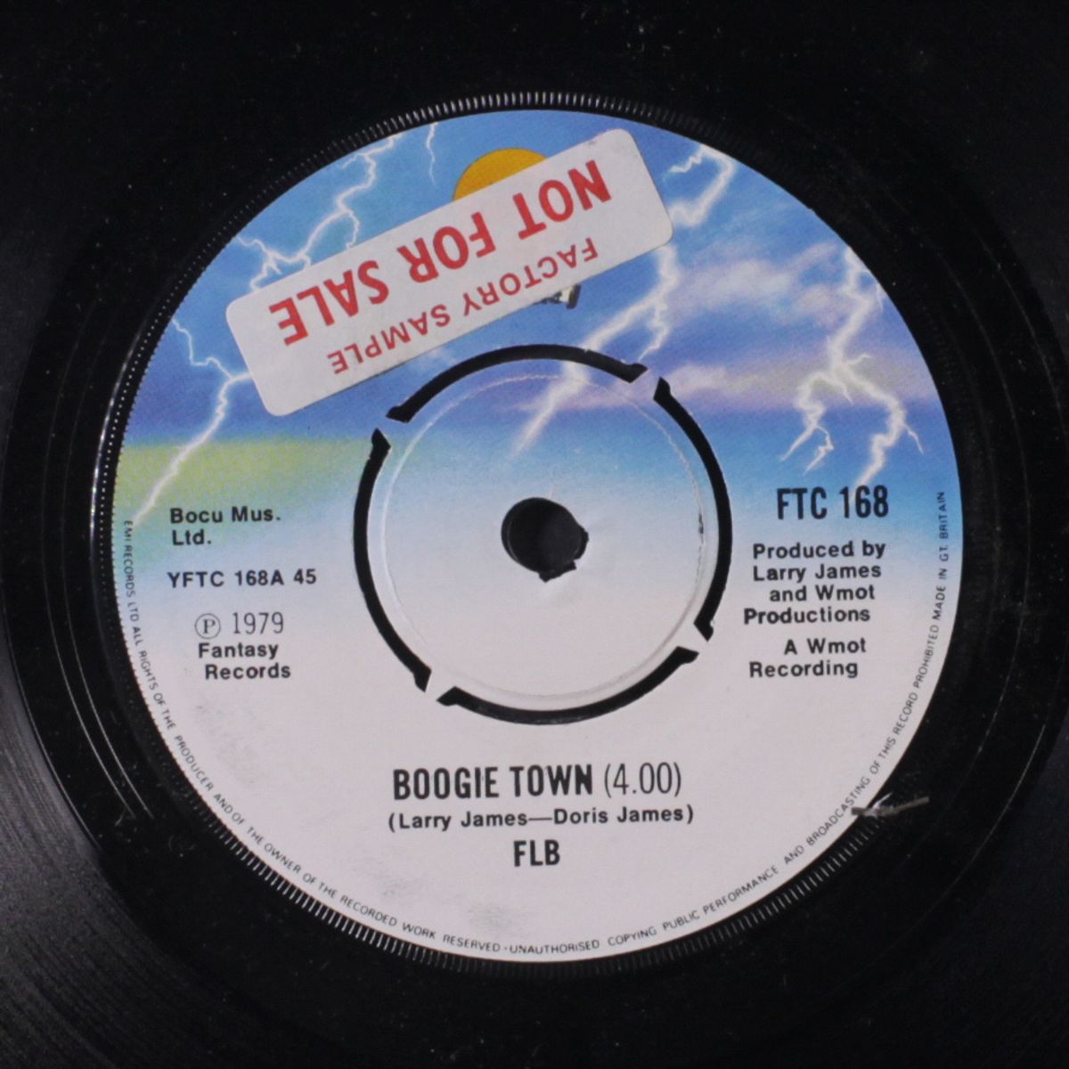 boogie town / space lady by FLB (FAT LARRY'S BAND)