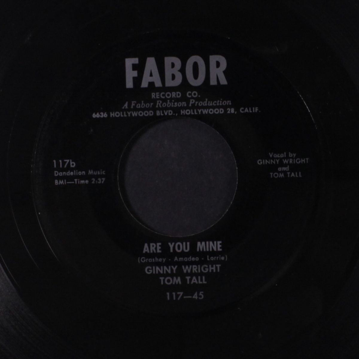 i've got somebody new / are you mine by TOM TALL & GINNY WRIGHT