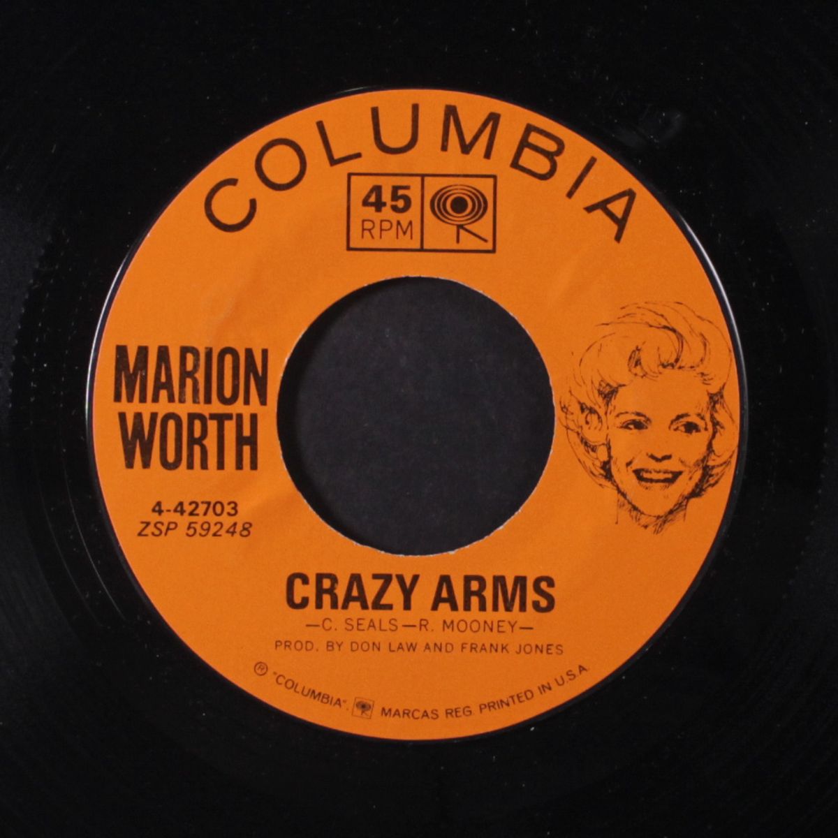 crazy arms / lover's lane by MARION WORTH