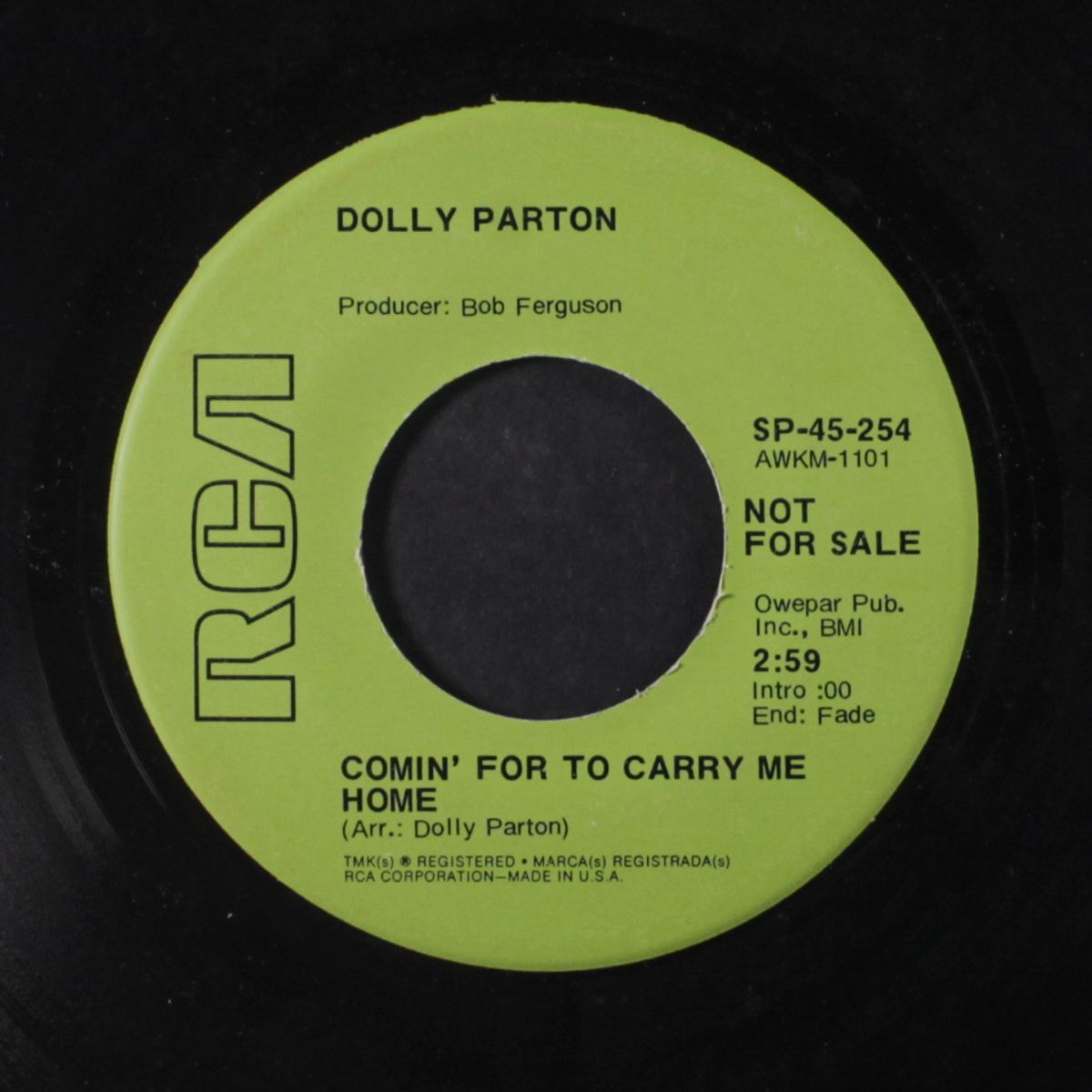 comin' for to carry me home / mono by DOLLY PARTON