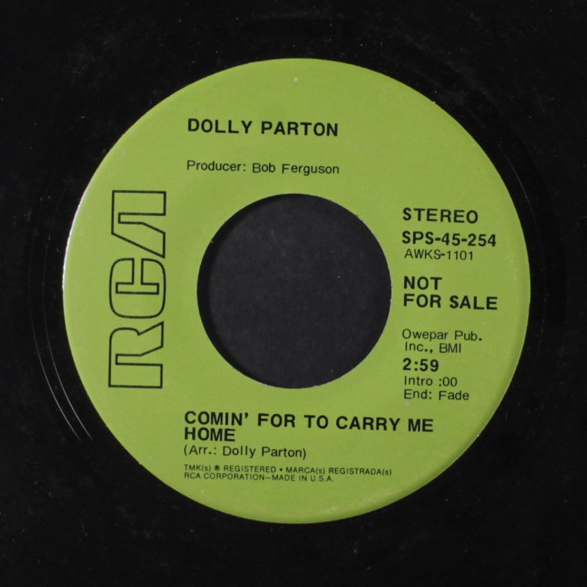 comin' for to carry me home / mono by DOLLY PARTON