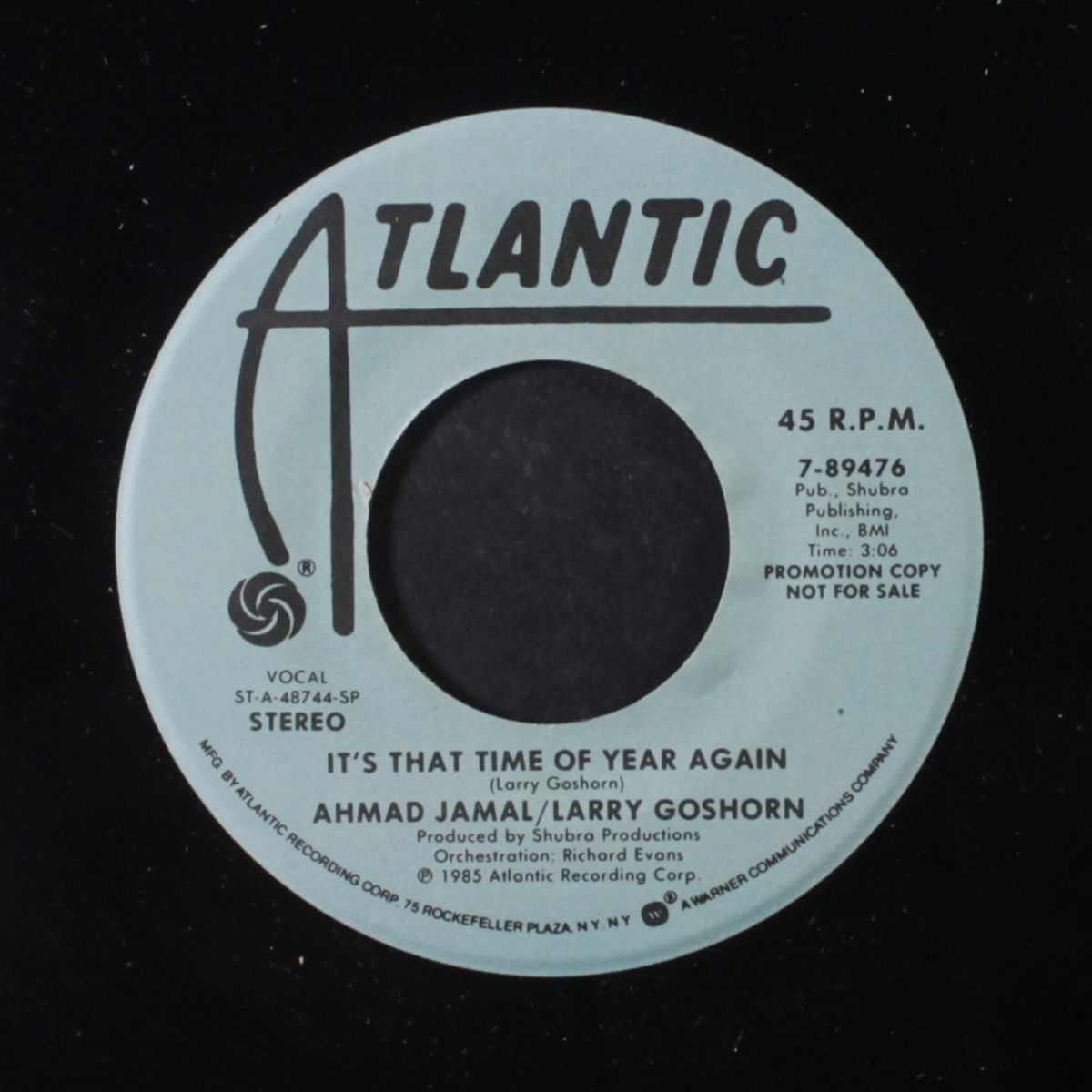 it's that time of year again / same by AHMAD JAMAL & LARRY GOSHORN