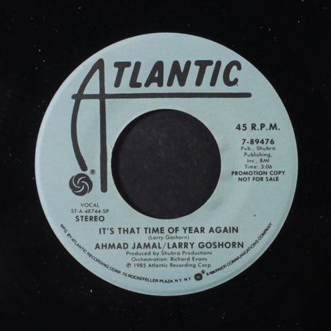 AHMAD JAMAL & LARRY GOSHORN