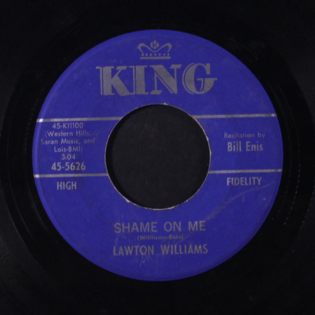 shame on me / lucky heart by LAWTON WILLIAMS