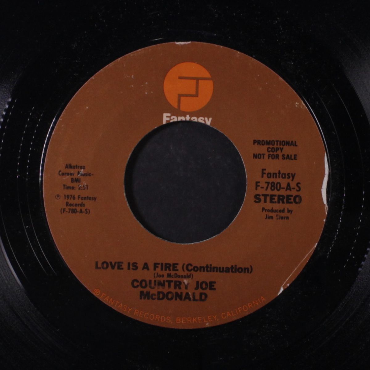 love is a fire / mono by COUNTRY JOE MCDONALD