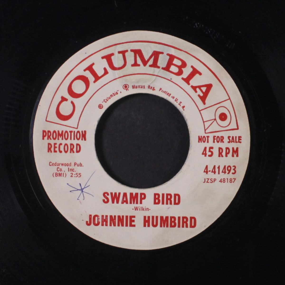 swamp bird / your porch light is burning by JOHNNIE HUMBIRD