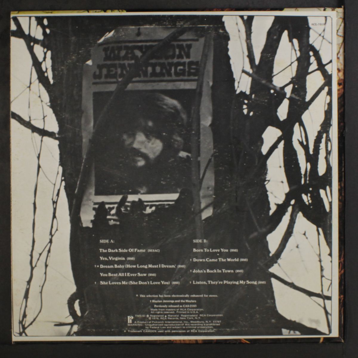 dark side of fame by WAYLON JENNINGS