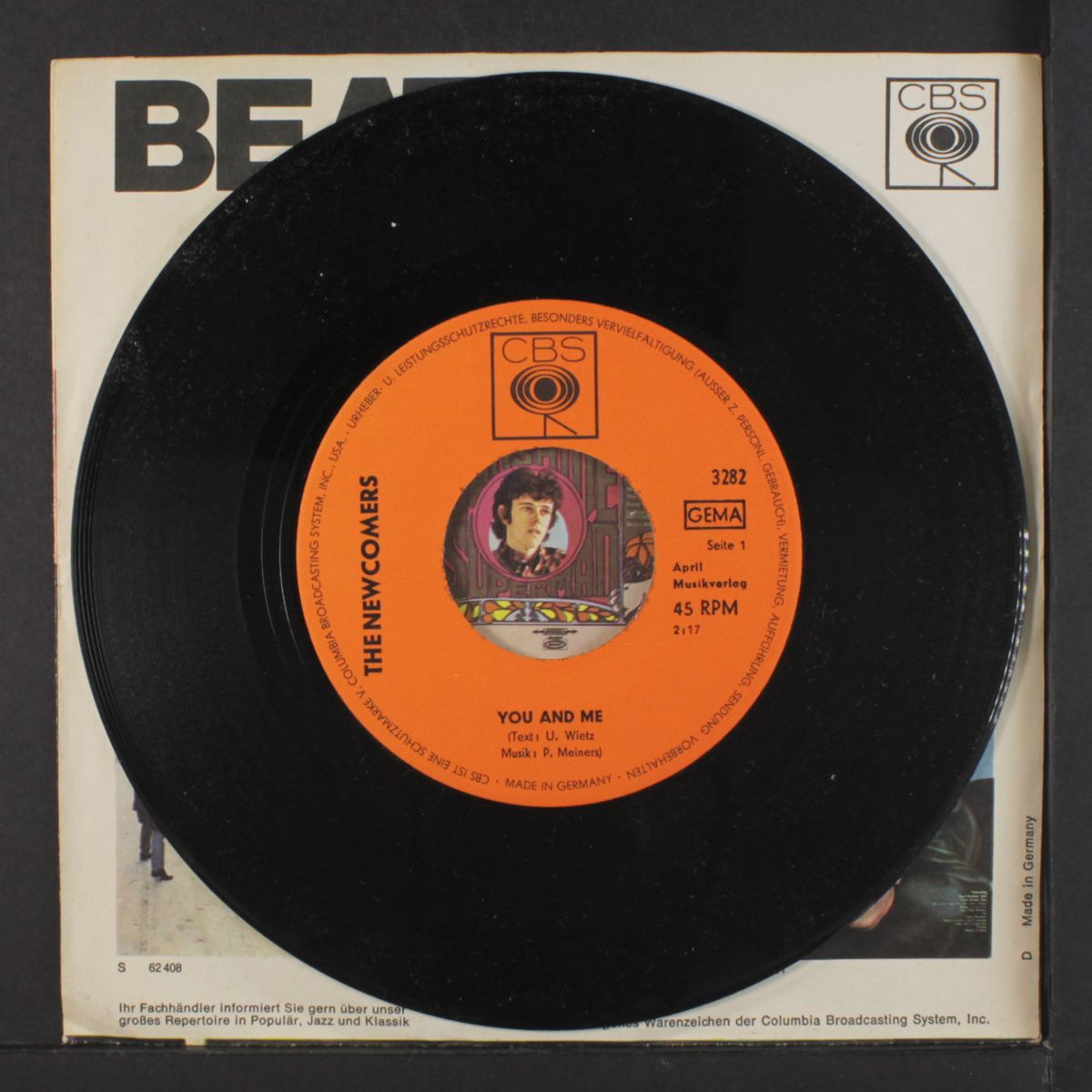 you and me / have you seen my baby comin' by NEWCOMERS