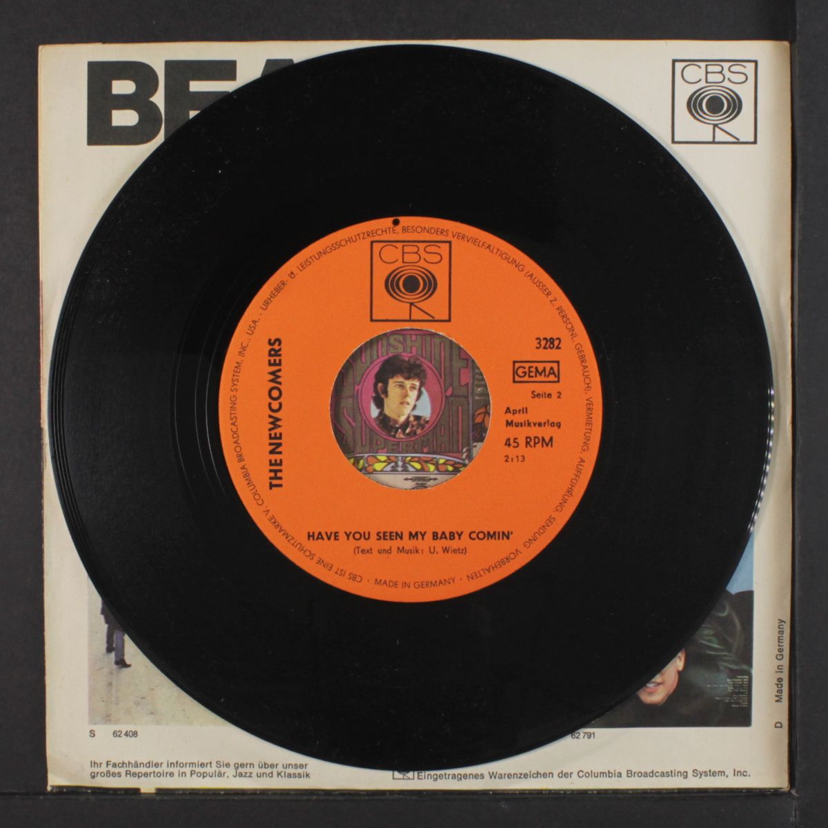 you and me / have you seen my baby comin' by NEWCOMERS