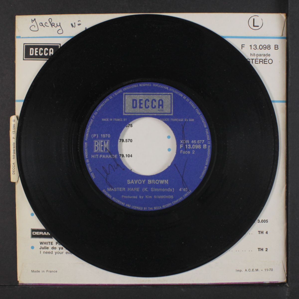 poor girl / master hare by SAVOY BROWN