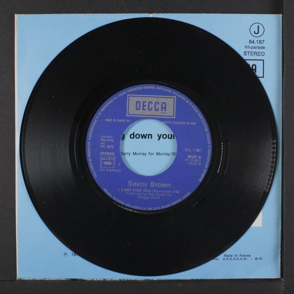coming down your way / i can't find you by SAVOY BROWN