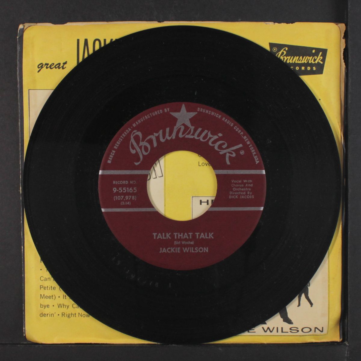 talk that talk / only you, only me by JACKIE WILSON