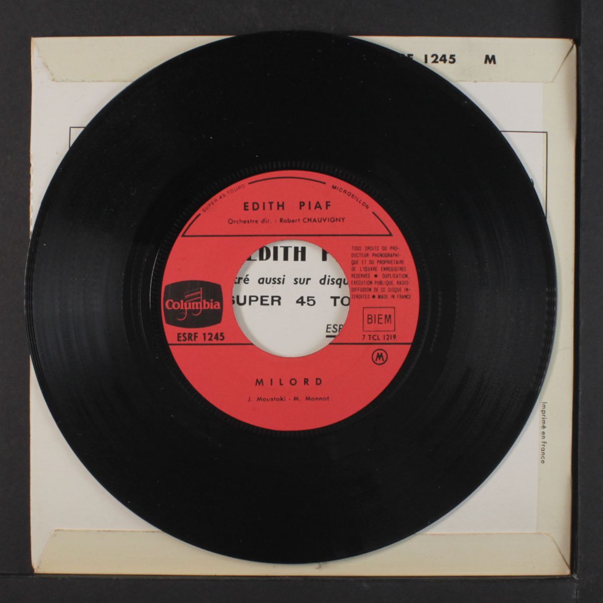 milord / je sais comment by EDITH PIAF
