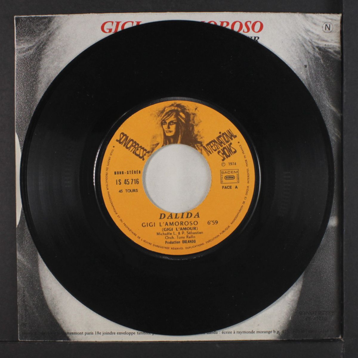 gigi l'amorosso by DALIDA