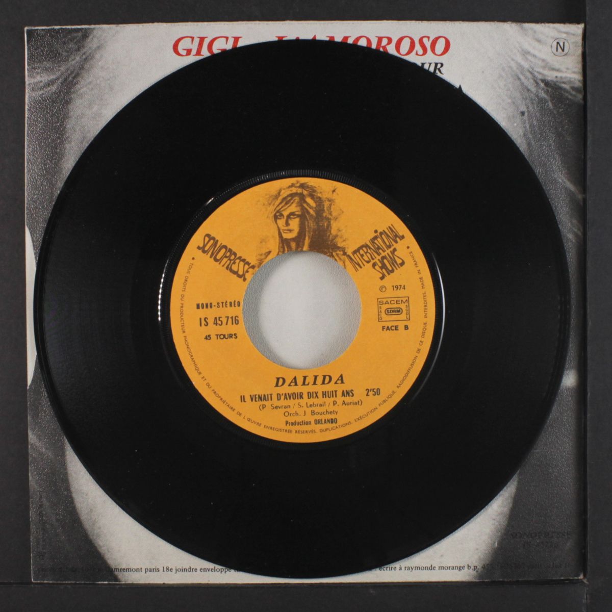 gigi l'amorosso by DALIDA