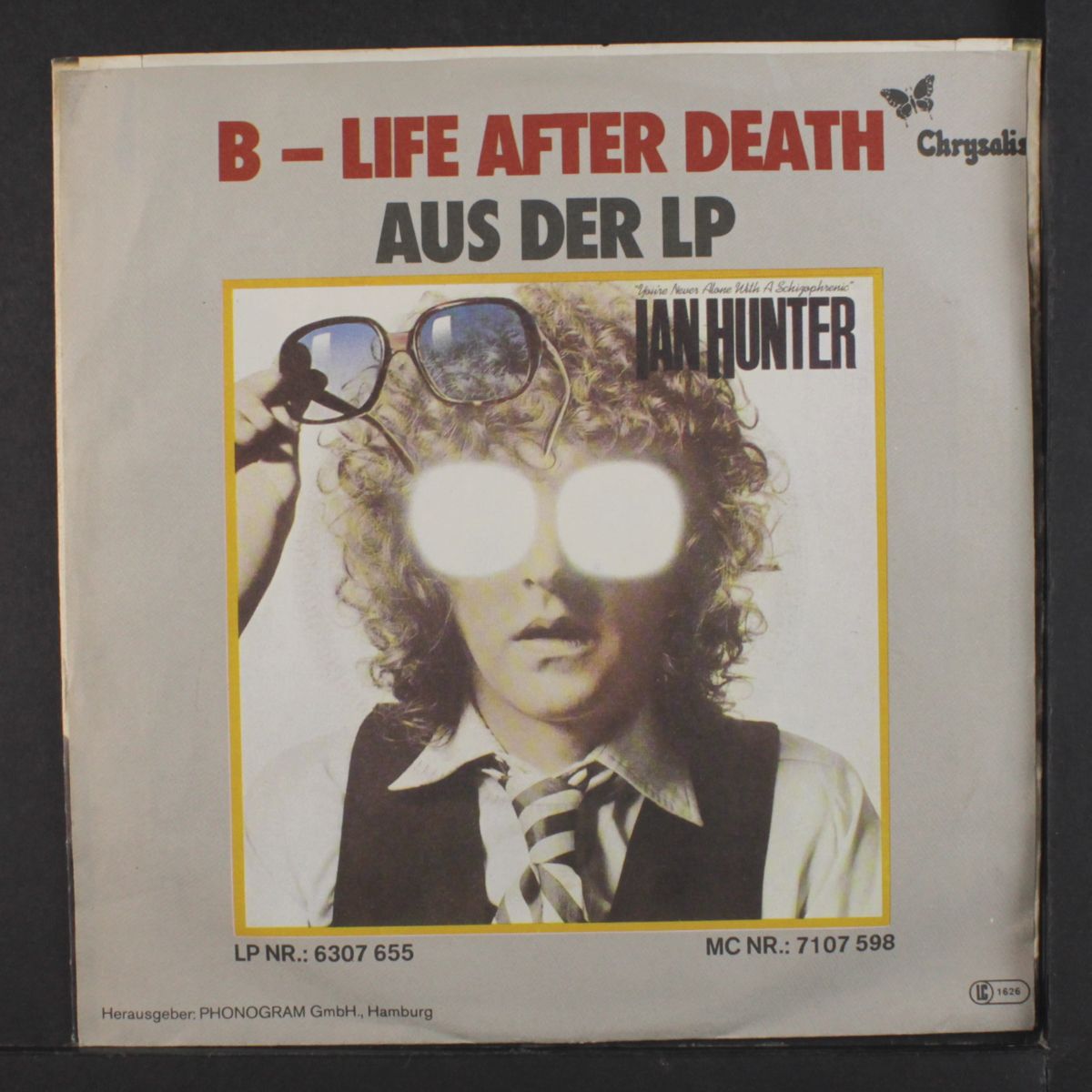 when the daylight comes / life after death by IAN HUNTER