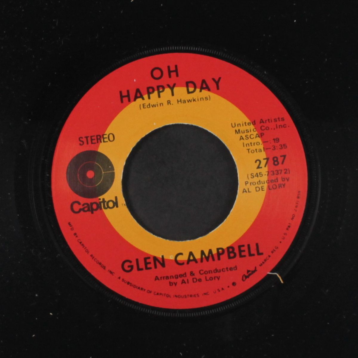 oh happy day / someone above by GLEN CAMPBELL