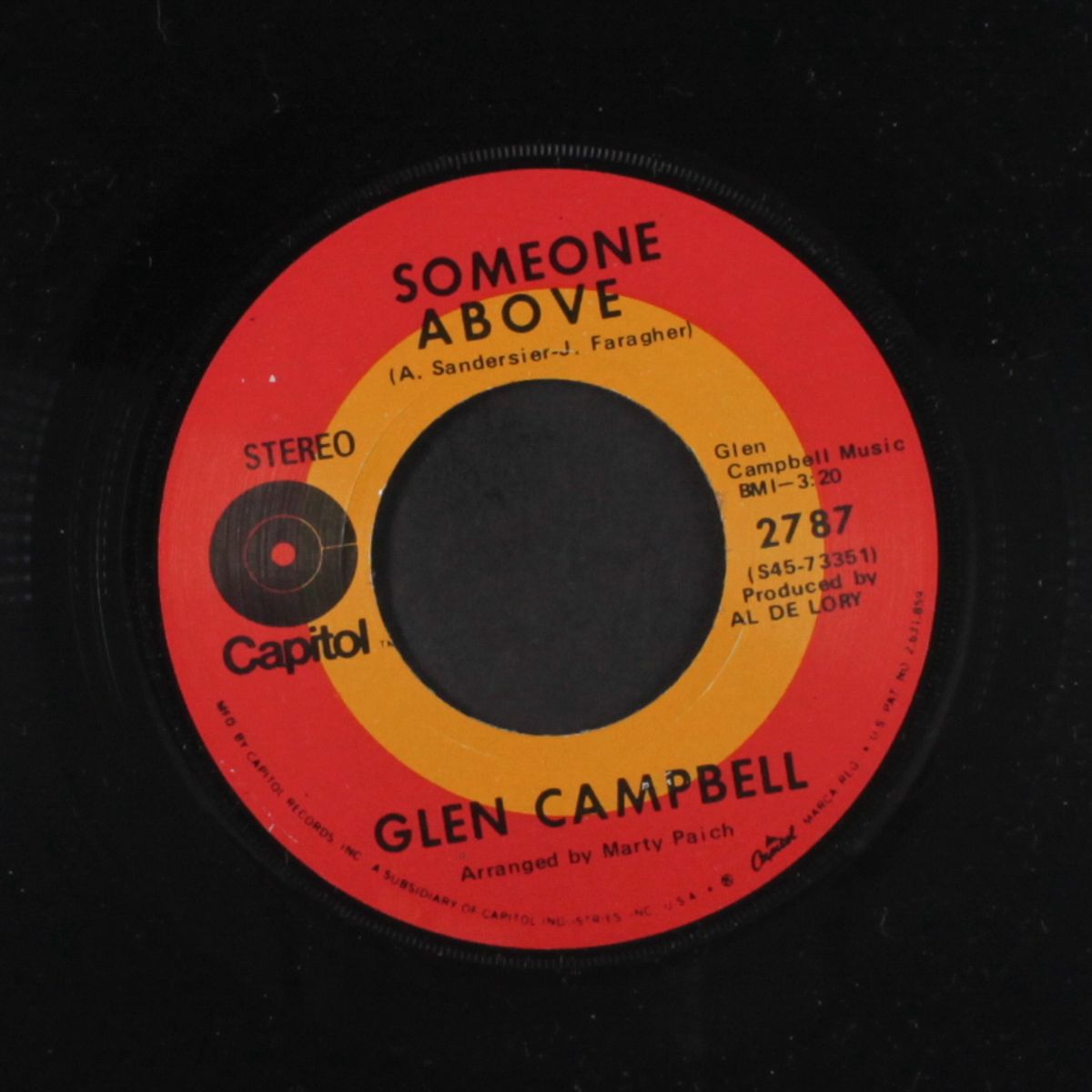 oh happy day / someone above by GLEN CAMPBELL