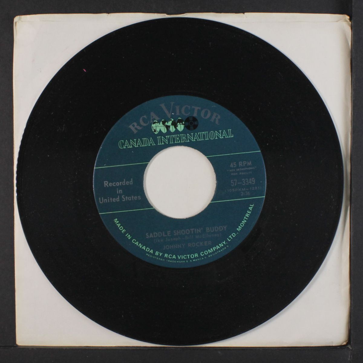 saddle shootin' buddy / stepping stone by JOHNNY ROCKER