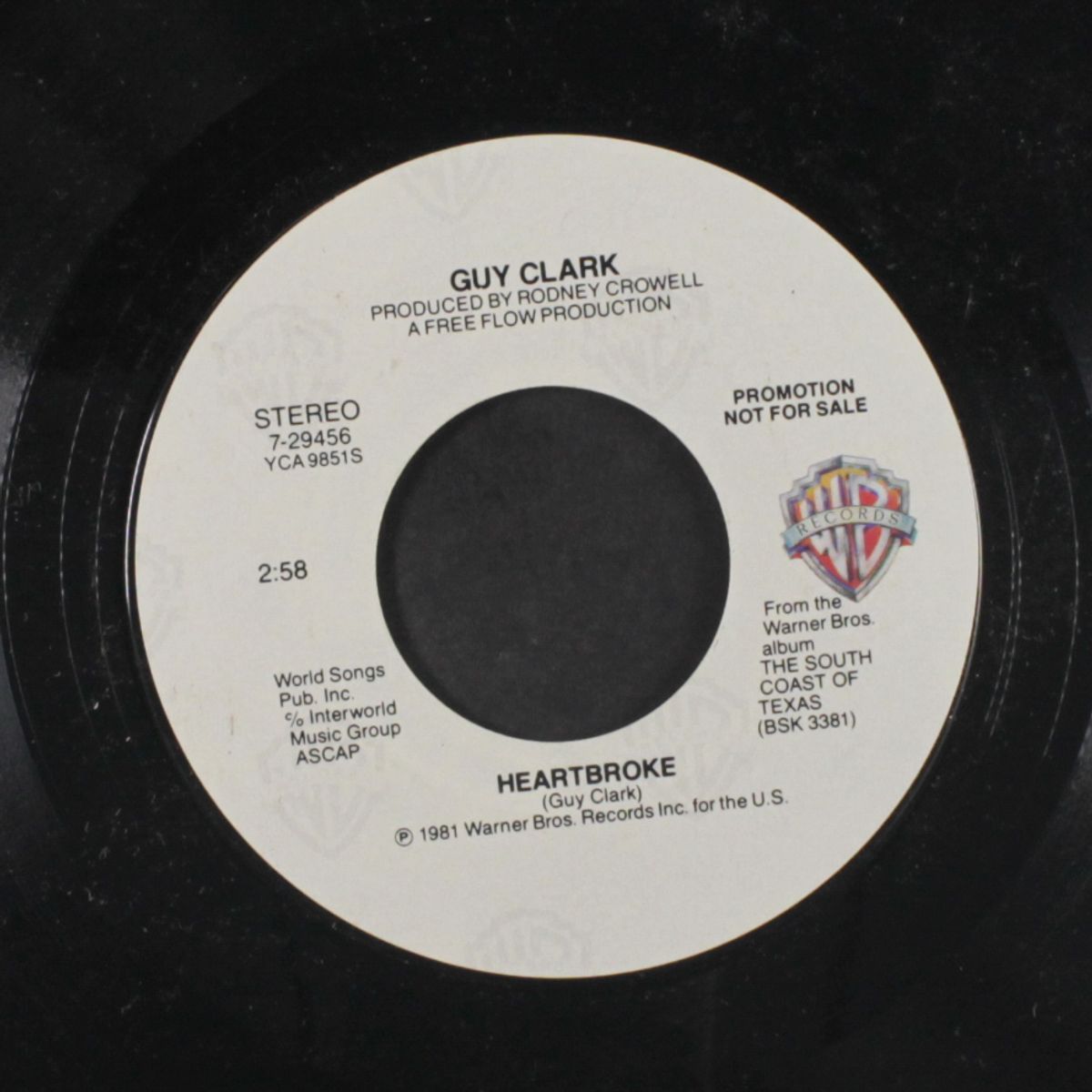 better days / heartbroke by GUY CLARK