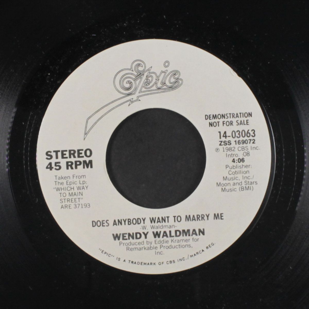 does anybody want to marry me / same by WENDY WALDMAN