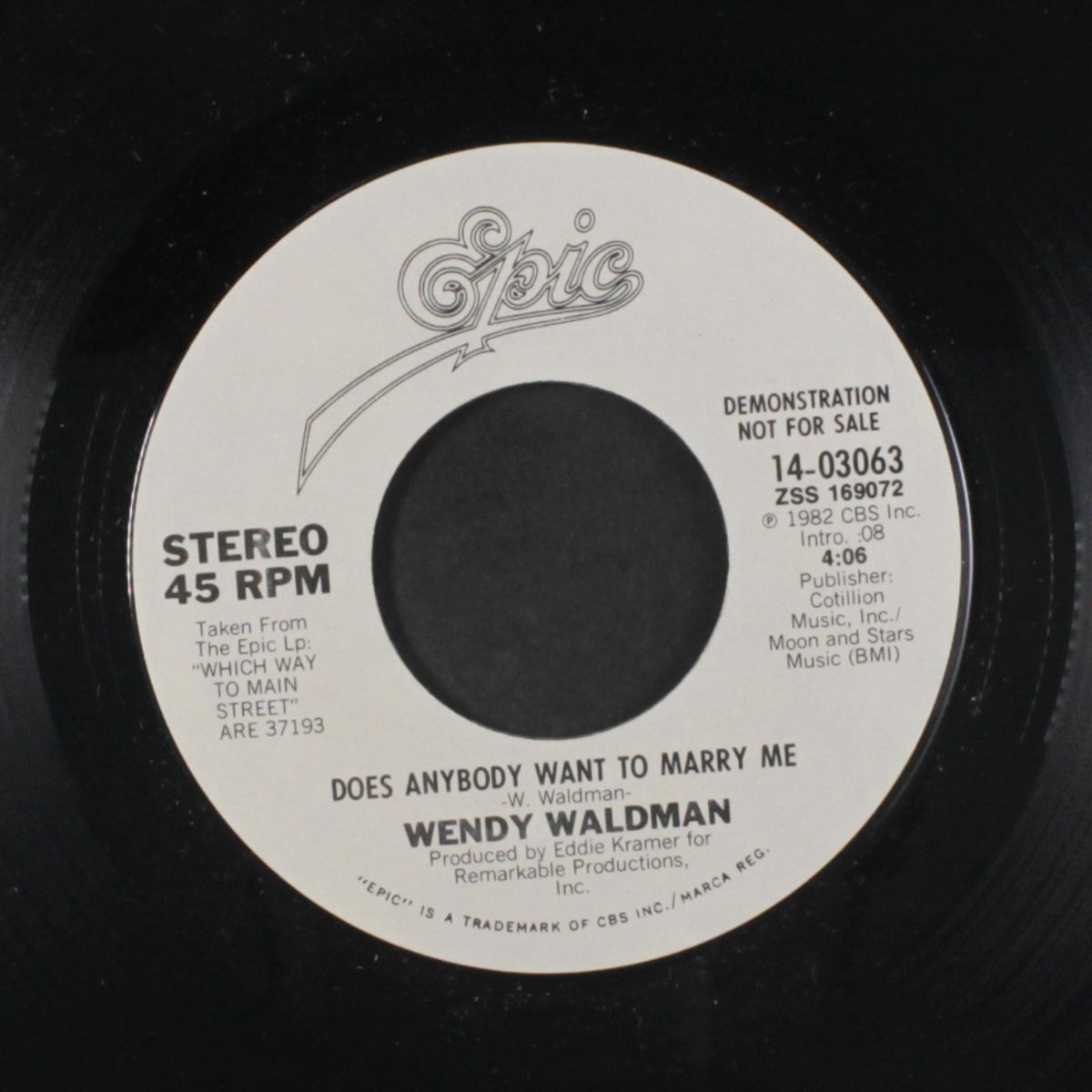 does anybody want to marry me / same by WENDY WALDMAN