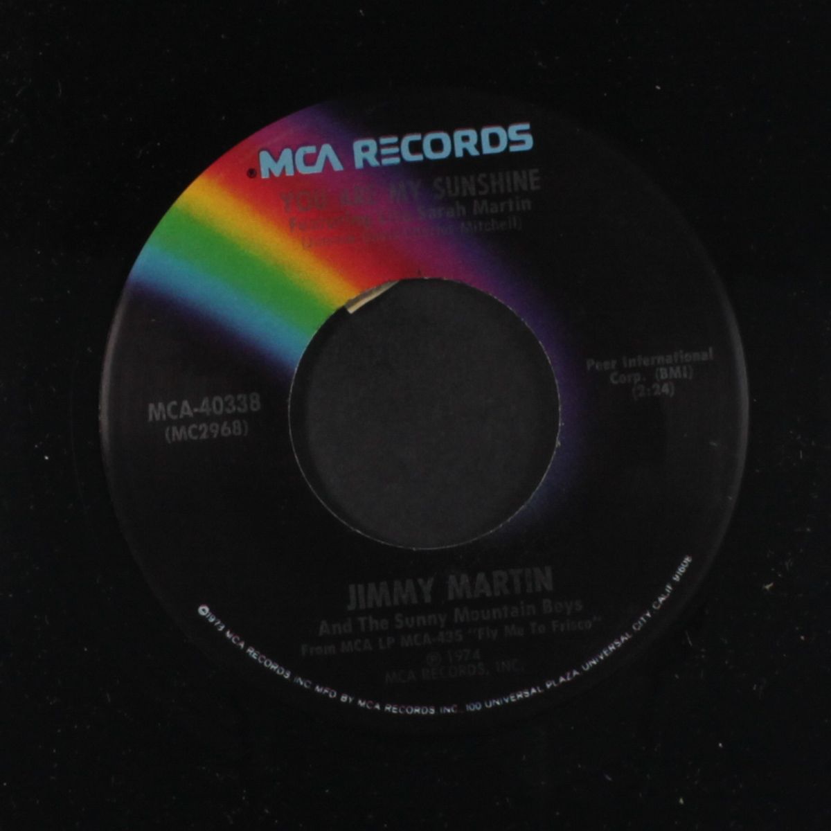 lost to a stranger / you are my sunshine by JIMMY MARTIN
