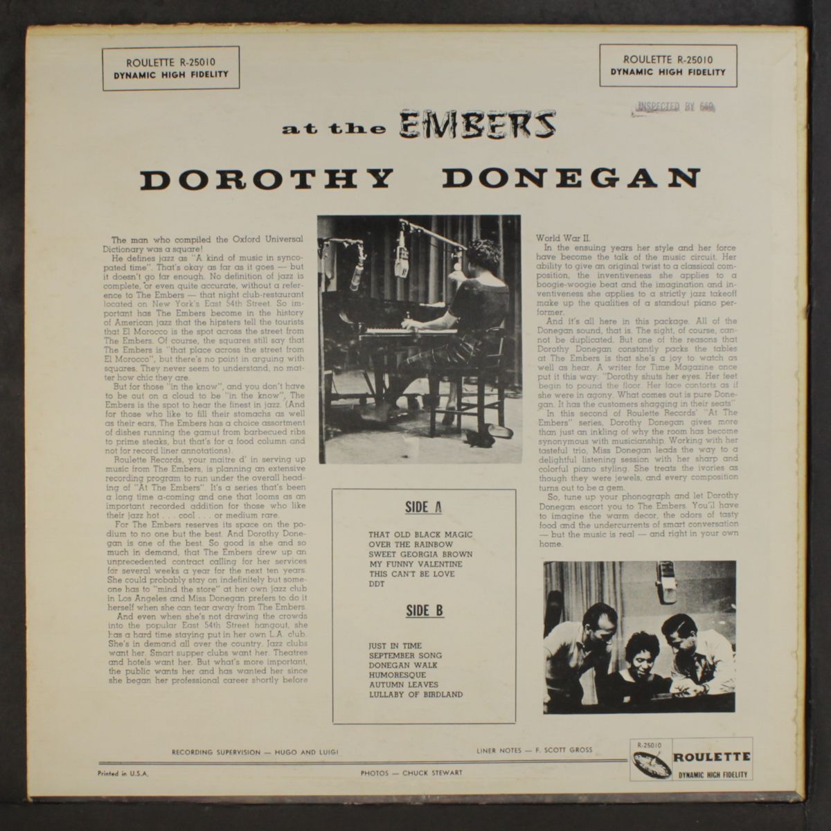 at the embers by DOROTHY DONEGAN